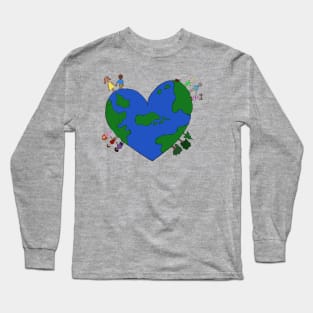 Love the world. Love each other. Long Sleeve T-Shirt